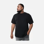 Black Red Dragon Back Print T-Shirt