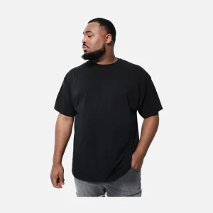 Black Red Dragon Back Print T-Shirt