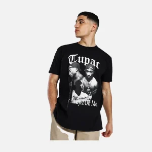 Black Vintage Rap Icon Graphic T-Shirt