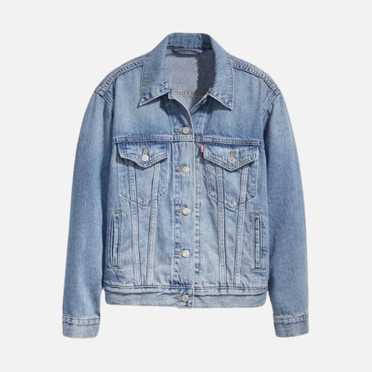 Classic Light Wash Denim Jacket Classic Light Wash Denim Jacket
