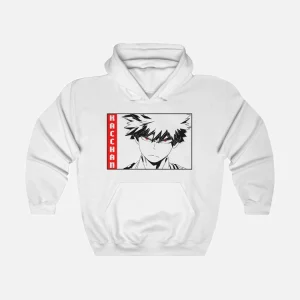 White Anime Manga Panel Hoodie