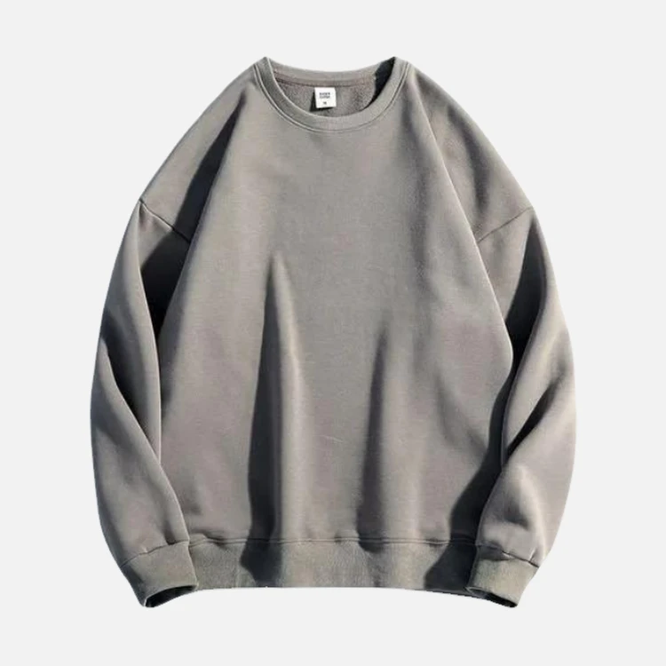 Womens Grey Crew Neck Sweatshirt Womens Grey Crew Neck Sweatshirt